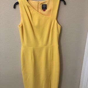 Vince Camuto Sleeveless yellow dress